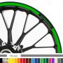Felgenrandaufkleber Motorrad 15mm 20 Stk