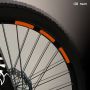 Reflektierende Aufkleber, Mountainbike Wabenmuster