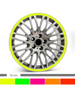 Felgenrandaufkleber Chrom 4mm Motorrad