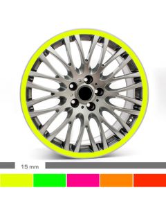 Felgenrandaufkleber Chrom 4mm Motorrad