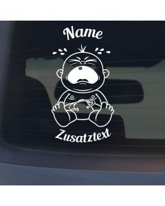 Babyaufkleber "Elias" mit Wunschname