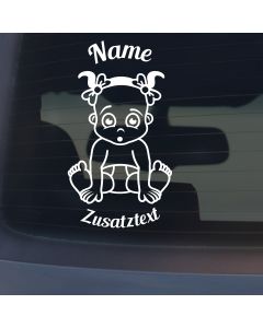 Babyaufkleber "Emma" mit Wunschname