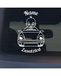 Babyaufkleber "Finn" mit Wunschname