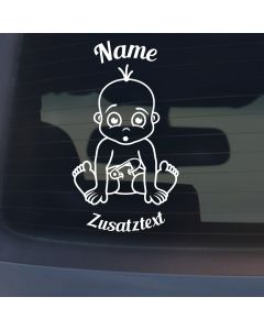 Babyaufkleber "Jonas" mit Wunschname