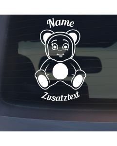 Babyaufkleber "Leon" mit Wunschname