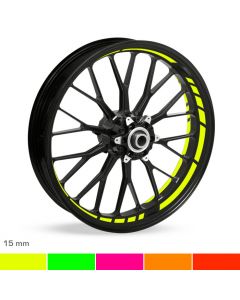 Felgenbettaufkleber GP-Design Neon 15mm