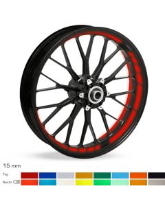 Felgenbettaufkleber GP-Design reflektierend 15mm