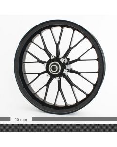 Felgenrandaufkleber Chrom 4mm Motorrad