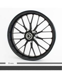 Felgenrandaufkleber Chrom 4mm Motorrad