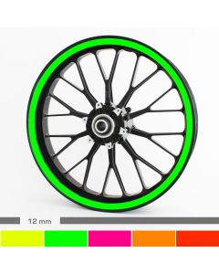 Felgenrandaufkleber Chrom 4mm Motorrad