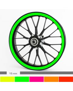 Felgenrandaufkleber Chrom 4mm Motorrad