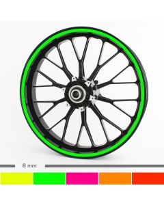 Felgenrandaufkleber Chrom 4mm Motorrad