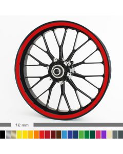 Felgenrandaufkleber Motorrad 12mm