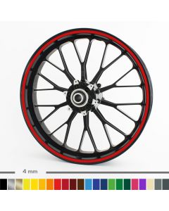 Felgenrandaufkleber Motorrad 4mm