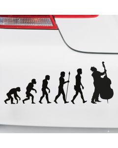 Autoaufkleber Evolution Cello