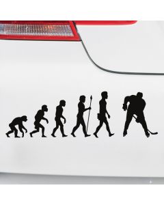 Autoaufkleber Evolution Eishockey