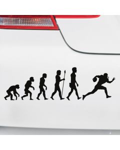 Autoaufkleber Evolution Football