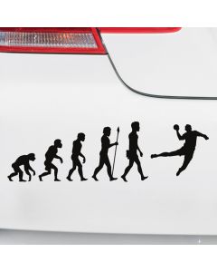 Autoaufkleber Evolution Handball