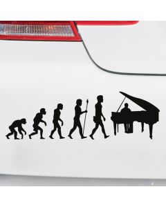Autoaufkleber Evolution Piano
