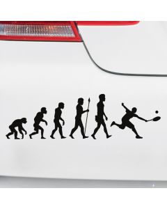 Autoaufkleber Evolution Tennis