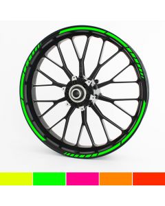 Felgenrandaufkleber GP Design Neon