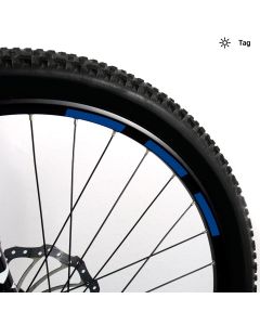 Mountainbike Aufkleber-Set, reflektierend Wabenmuster