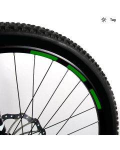 Mountainbike Aufkleber-Set, reflektierend Wabenmuster