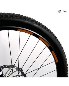 Mountainbike Aufkleber-Set, reflektierend Wabenmuster