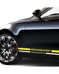 Zierstreifen mit Wunschtext 