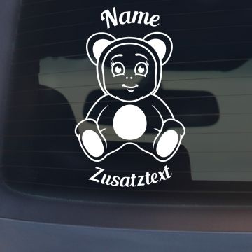 Babyaufkleber "Leon" mit Wunschname