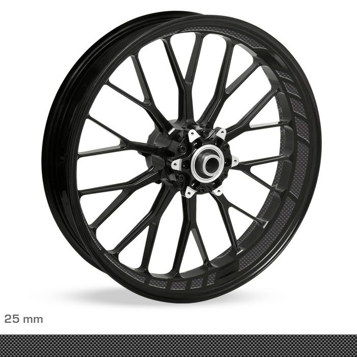 Felgenbettaufkleber GP-Design 25mm Carbon Optik main product photo
