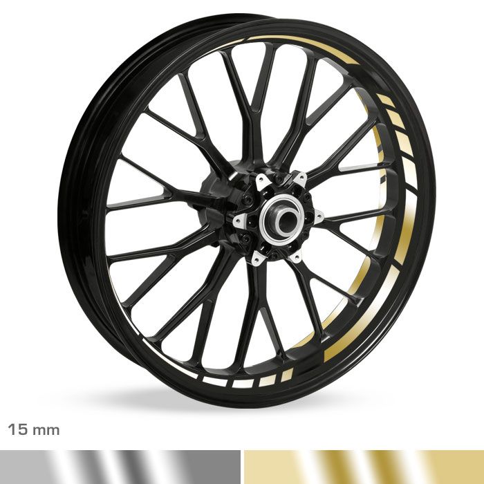 Felgenbettaufkleber GP-Design 15mm Chrom main product photo