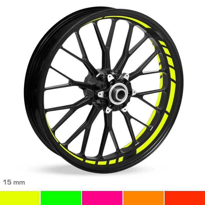 Felgenbettaufkleber GP-Design 15mm Neon main product photo
