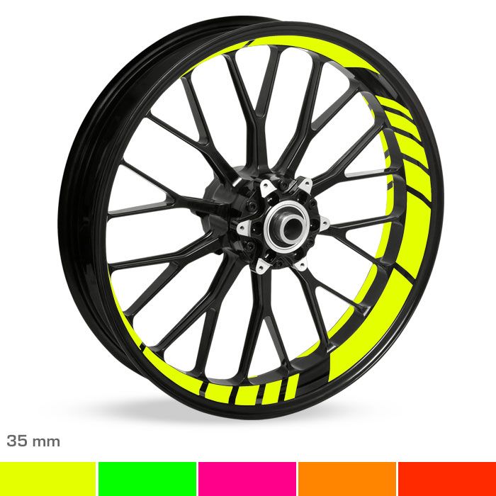 Felgenbettaufkleber GP-Design 35mm Neon main product photo
