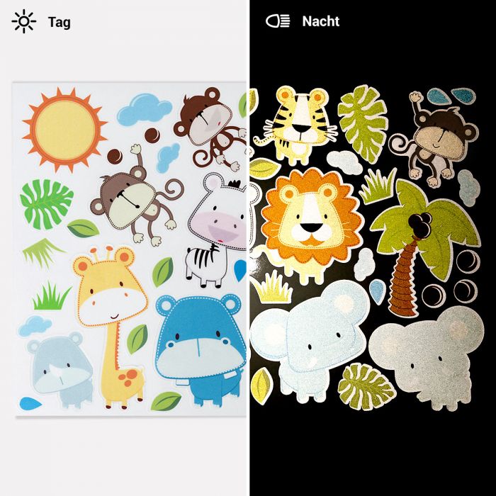 Reflektierende Aufkleber Baby Safari main product photo