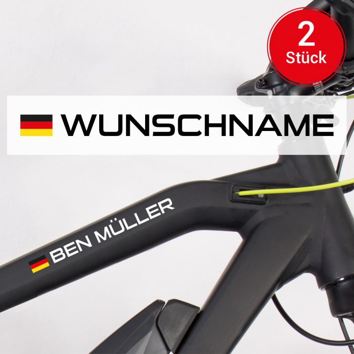 Fahrradaufkleber mit Flagge | individualisierbar main product photo