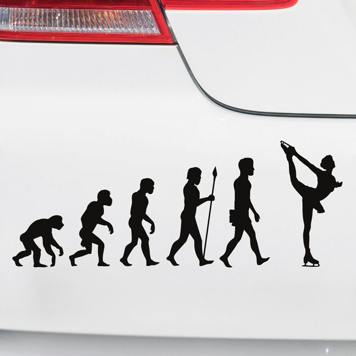 Autoaufkleber Evolution Eiskunstlauf main product photo