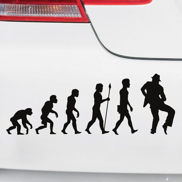 Autoaufkleber Evolution Tanzen main product photo