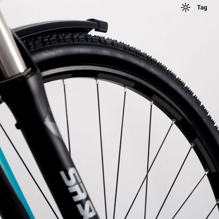 Reflektor-Aufkleber-Set 7mm für Trekkingfahrrad Schwarz main product photo