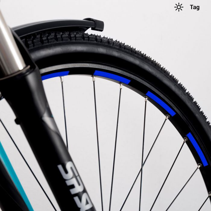 Reflektor-Aufkleber-Set 7mm für Trekkingfahrrad Dunkelblau main product photo