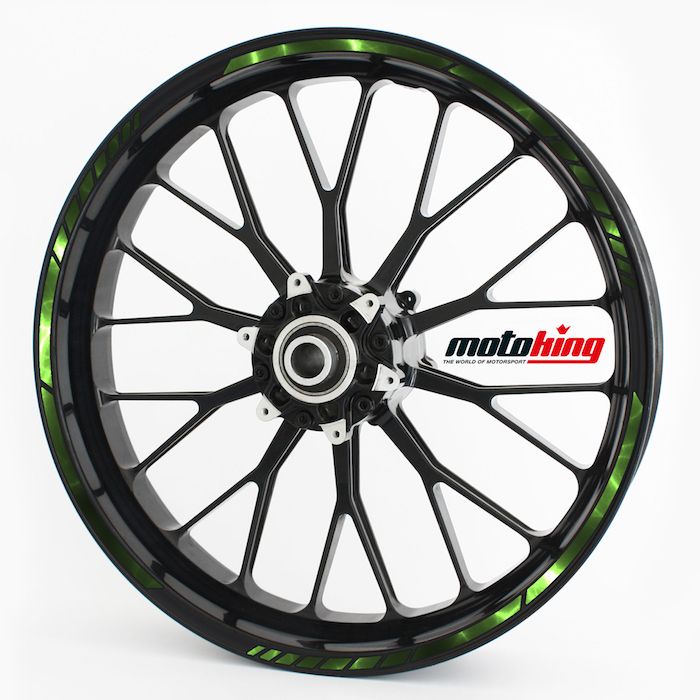 Felgenrandaufkleber RS grüne Blitze main product photo