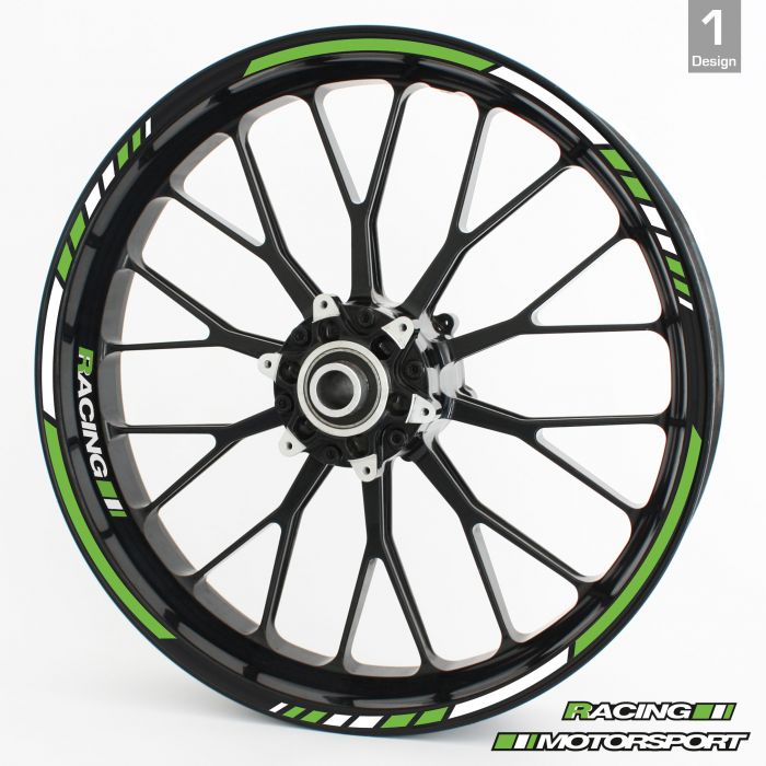 Felgenrandaufkleber RS - Hellgrün main product photo