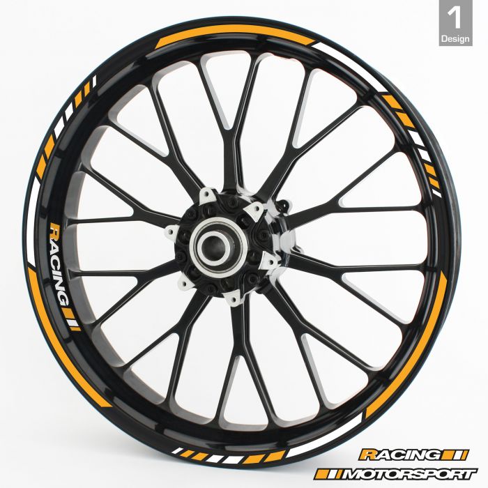 Felgenrandaufkleber RS - Orange main product photo