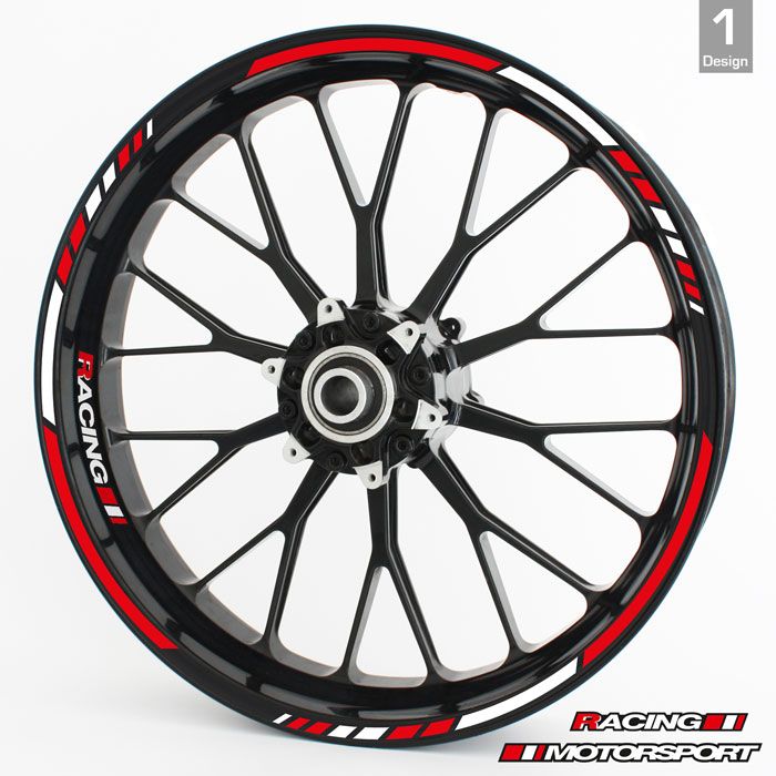 Felgenrandaufkleber RS - Rot main product photo